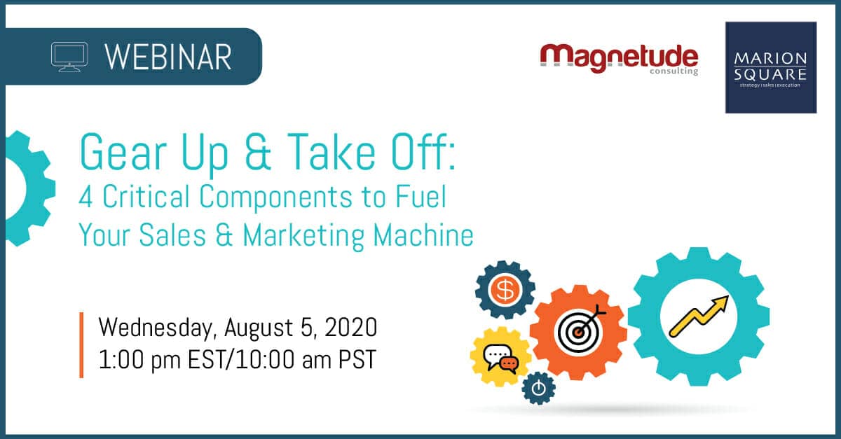 [Webinar Recording & Slides] Gear Up & Take Off: 4 Critical Components to Fuel Your Sales & Marketing Machine